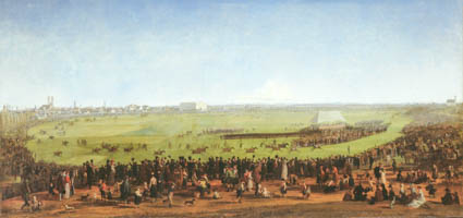 Kobell Wilhelm von - Das erste Pferderennen auf der Theresienwiese zu München am 17. Oktober 1810