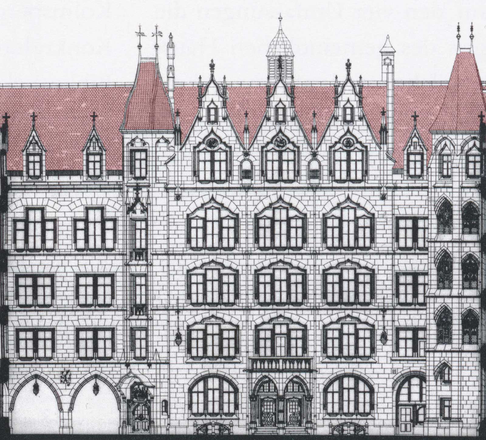 Neues Rathaus in München - Registraturbau