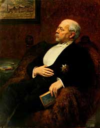 Paul Beckert (1856-1922), Maler, <a rel="nofollow" href="https://commons.wikimedia.org/wiki/File:Georg_von_Hertling,_1908.jpg">Georg von Hertling, 1908</a>, als gemeinfrei gekennzeichnet, Details auf <a rel="nofollow" href="https://commons.wikimedia.org/wiki/Template:PD-old">Wikimedia Commons</a>